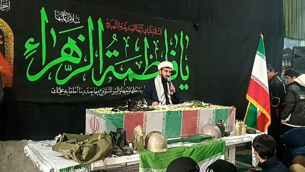 مراسم استقبال از شهید گمنام در دبیرستان شاهد ابوذر غفاری نیشابور 