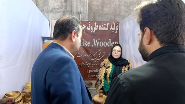 نمایشگاه دستاوردها و توانمندی بانوان روستایی در روستای بشرآباد