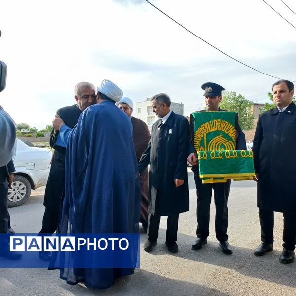 استقبال از خادمان حرم مطهر امام رضا (ع) در شهرستان فاروج 