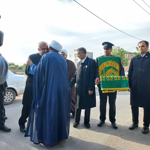 استقبال از خادمان حرم مطهر امام رضا (ع) در شهرستان فاروج 