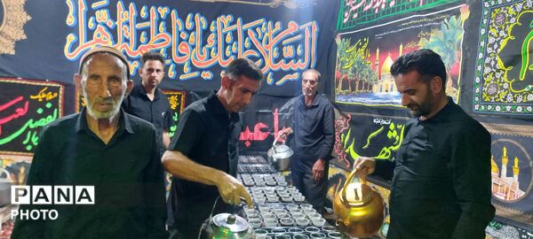 برگزاری آیین عزاداری حسینی در سامن