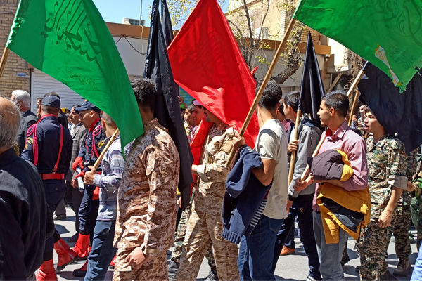 حضور پرشور مردم شهرستان آباده در راهپیمایی روز قدس