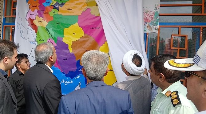 مراسم نمادین بازگشایی مدارس در شهرستان عنبرآباد