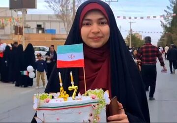جشن پیروزی انقلاب اسلامی در شهرستان مهریز