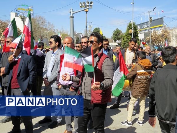 برگزاری راهپیمایی روز قدس در بجنورد 