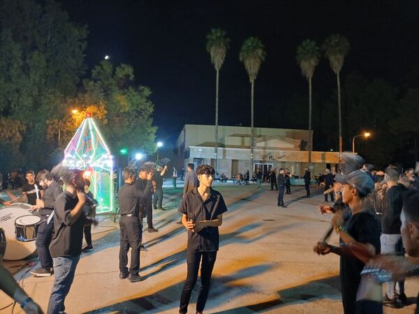 مراسم عزاداری شب عاشورا در پایگاه هوایی شهید دوران شیراز