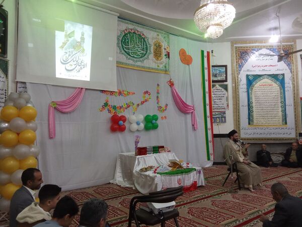 جشن نیمه شعبان در مسجد جامع شهر کندر
