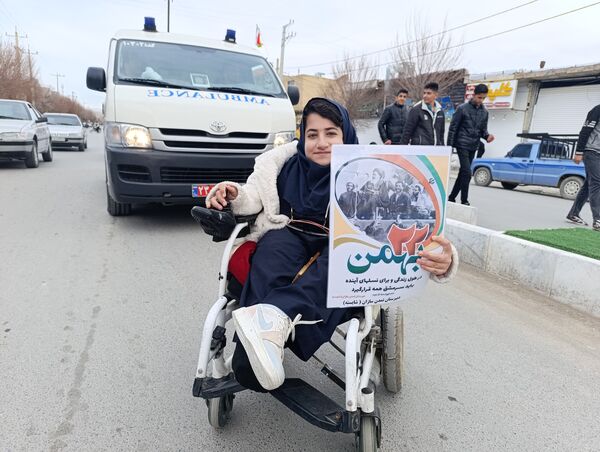راهپیمایی ۲۲ بهمن در مشهدمرغاب