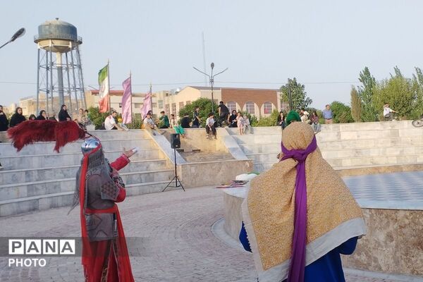 اجرای تعزیه به مناسبت دهه دوم محرم در بهارستان دو