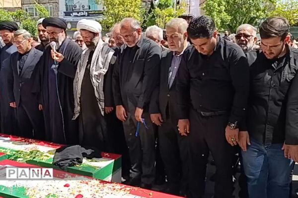 تشییع پیکر شهیدان قلعه میر