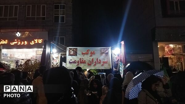 موکب سرداران مقاومت در پانزدهمین شب از سال ۱۴۰۵