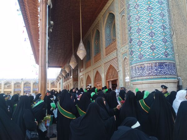 شادپیمایی و تجمع بزرگ دختران فاطمی در سومین حرم اهل بیت(ع)