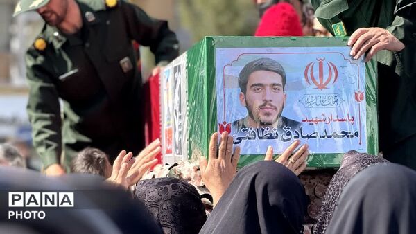 مراسم تشییع پیکر شهید رمضان محمد صادق نظافتی