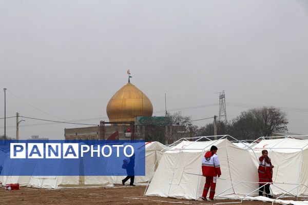 مانور زلزله با محوریت ارزیابی کمیته‌های بحران در سالروز زلزله بم در نظرآباد