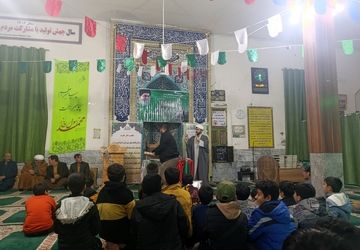 برگزاری جشن مبعث پیامبر اکرم (ص) در مسجد پنج تن آشخانه  