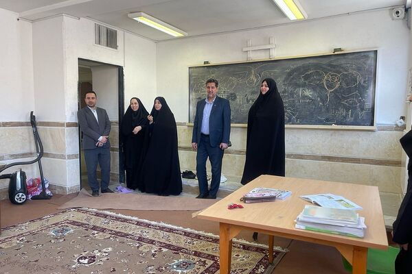 حضور و بازدید مسئولان آموزش‌وپرورش از اردوی مطالعاتی نوروزی دبیرستان نمونه سمیه شهرستان پیشوا