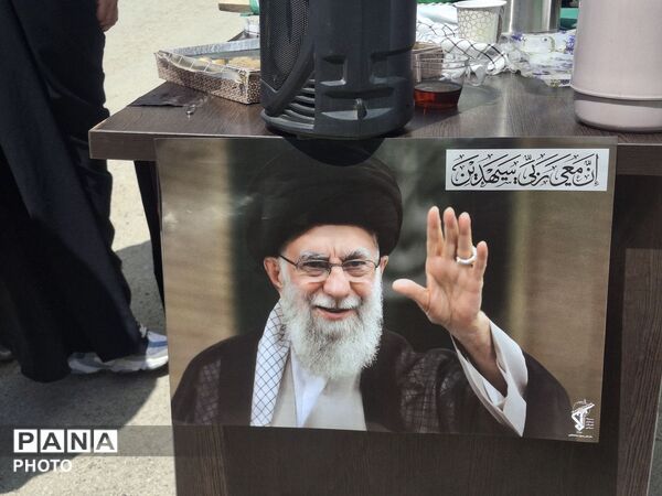 برپایی موکب توسط خادم الشهدای منطقه میانکوه
