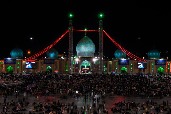 مراسم احیاء سومین شب قدر در مسجد مقدس جمکران