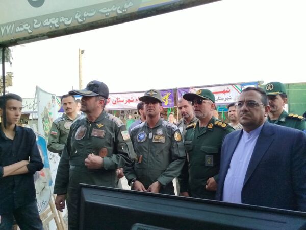 بازدید فرمانده پایگاه پنجم رزمی هوانیروز مشهد از دومین کنگره ملی شهید مدرس (ره) 
