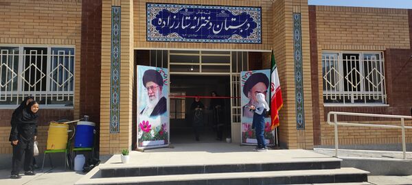 افتتاحیه مدرسه بازسازی شده ستارزاده شهرستان شیروان