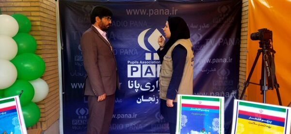 غرفه خبرگزاری پانا و سازمان دانش‌آموزی در مراسم افتتاحیه فعالیت‌های تابستانی