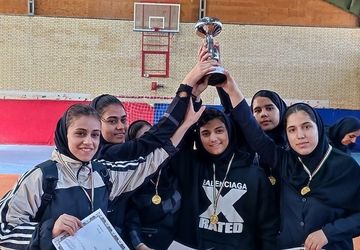 برگزاری مسابقه داژبال در بین دانش‌آموزان مدارس شهرستان رباط کریم