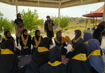 اردوی تشکیلاتی پیشتازان دختر ناحیه سه شیراز 