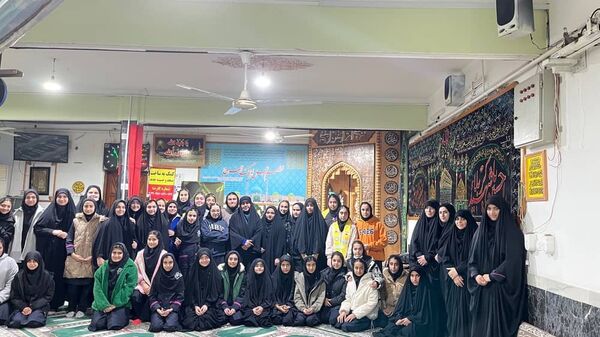 مراسم سوگواری شهادت حضرت ام البنین(س) توسط هیات دانش‌آموزی دبیرستان شاهد سمیه