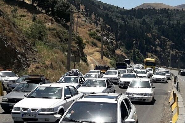 ترافیک سنگین در محورهای شمال
