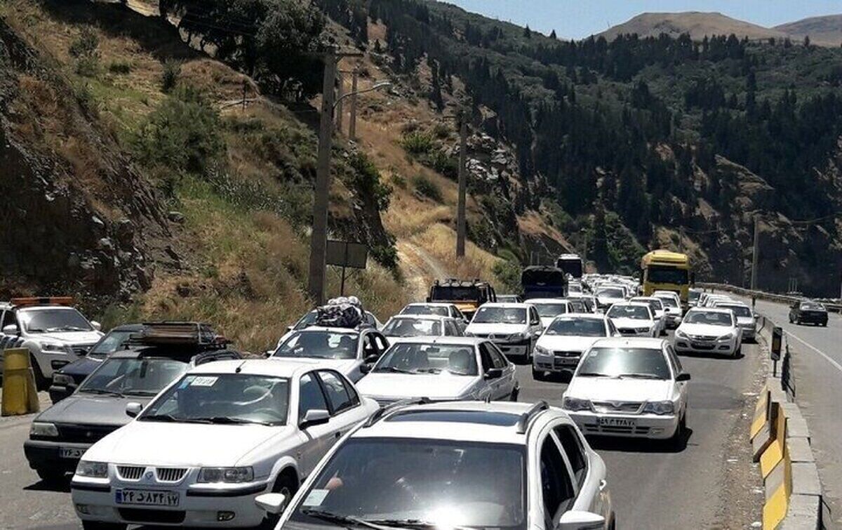 ترافیک سنگین در جاده‌های شمالی کشور