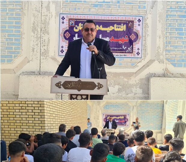 افتتاح مدرسه ۳ کلاسه در روستای قلعه سحر