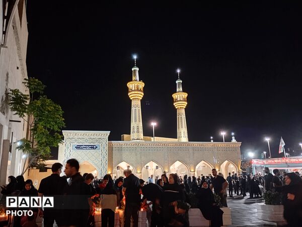 مراسم شام غریبان حضرت اباعبدالله الحسین (ع)در جوار حرم مطهر رضوی