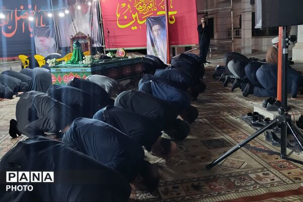 عزاداری کارکنان آموزش‌وپرورش فارس در سوگ امام حسین(ع)