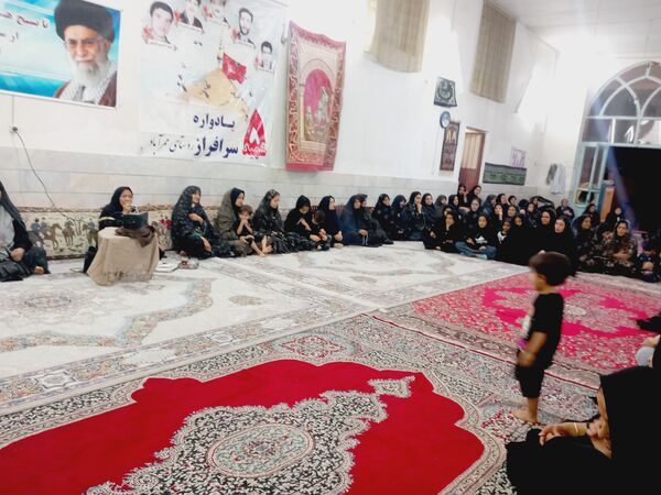 برگزاری شب دوم محرم در روستای ممراباد