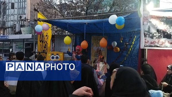 حضور مردم در مهمانی کیلومتری اعیاد شعبانیه نیشابور