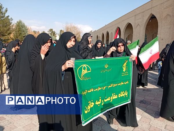 راهپیمایی جمعه خشم در شهرستان کاشمر 