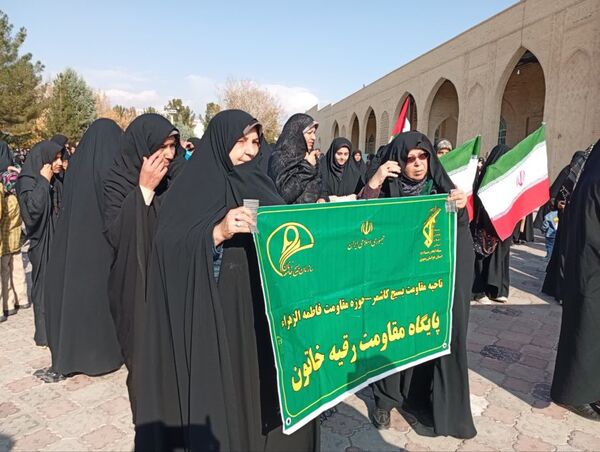 راهپیمایی جمعه خشم در شهرستان کاشمر 