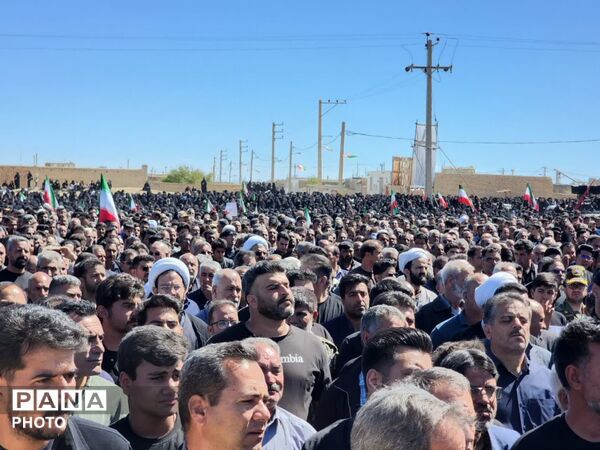 تشییع باشکوه  دومین شهید ابرکوه