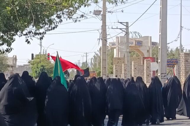 سوگواری مردم شهر جعفریه در  ۲۸ صفر 