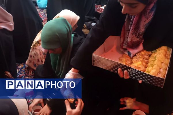 مراسم شب نیمه شعبان در پایگاه حر قرچک