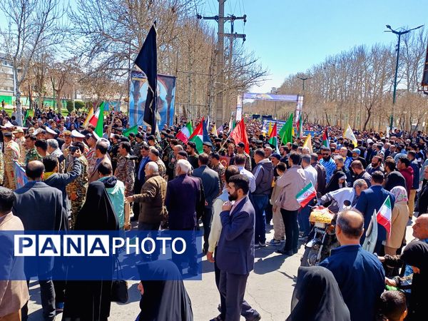 راهپیمایی باشکوه روز قدس در بروجرد