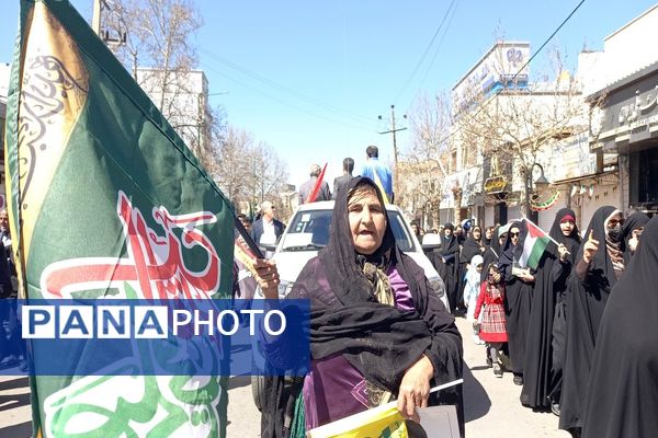 حضور پرشور مردم یاسوج در راهپیمایی روز قدس