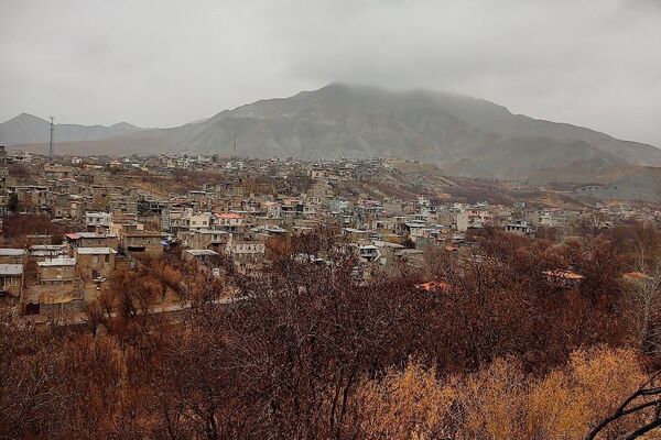 چهره شفاف و دل انگیز شهربارنیشابور با بارش  باران پاییزی  