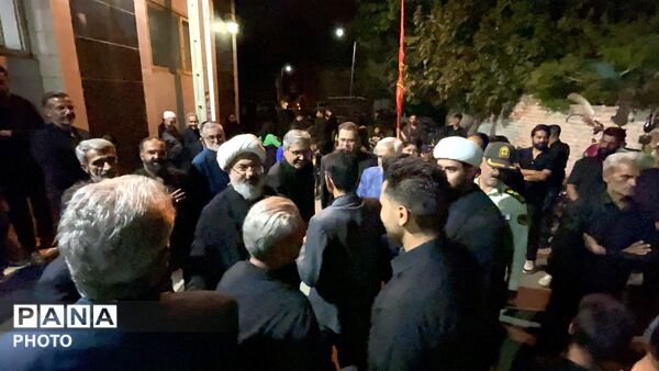حضور مسئولین کاشمر در هیأت ابوالفضلی روستای قوژد
