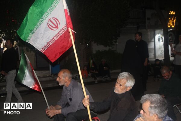 طنین نوای عاشورایی در خیابان امام نیشابور