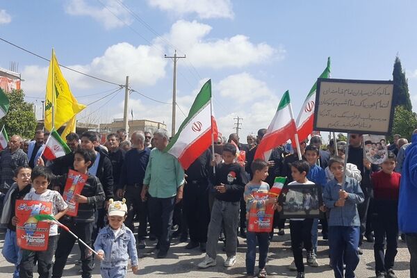 راهپیمایی روز قدس منطقه ششده