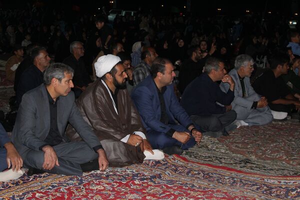 تئاتر دلدادگی در مکان سلسله الذهب نیشابور در شب هفتم محرم 