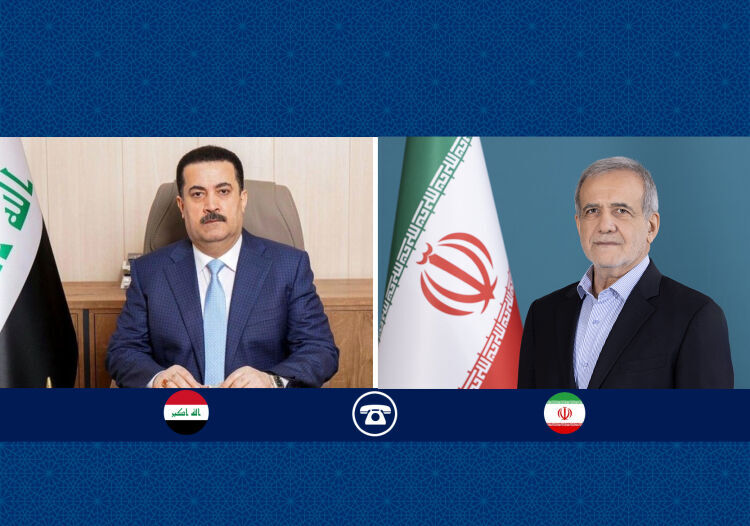 گفت‌ وگوی تلفنی نخست وزیر عراق و رئیس جمهور اسلامی ایران 