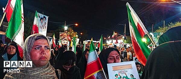 شبی دیگر از تجمعات شبانه با حضور پرشور مردم پلدختر