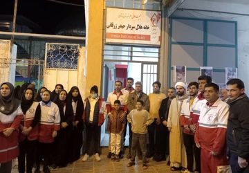 افتتاح خانه هلال سردار حیدر زرقانی 